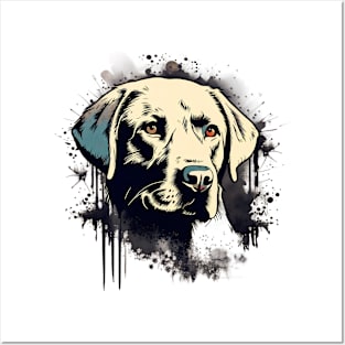 Loyal Radiance - Splendid Grunge Labrador Tee Posters and Art